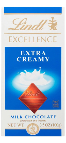 Chocolate Lindt Excellence Extra Creamy X100gr