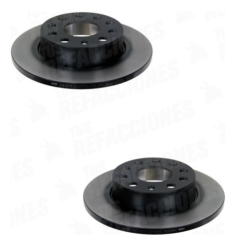 Par De Discos Traseros Seat Leon 2009 2010 2011 1.8 Trw