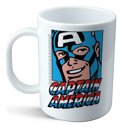 Taza De Plástico - Capitán América (varios Modelos) Capitan America 008 P