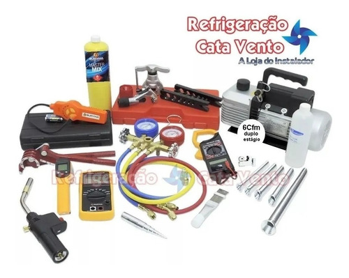 Kit Ferramentas P/refrigeração Ar Condicionado, 5dvds Brinde