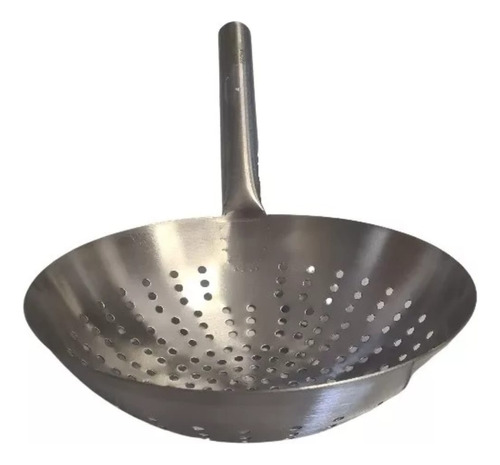 Wok Perforado Escurridor 32 Cm Diámetro Inoxidable