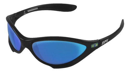 Óculos De Sol Spy 45 - Twist Preto Lente Azul