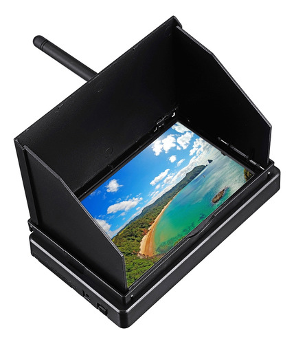 Monitor Automático Ntsc/pal Fpv De 5,8 G, 48 Canales, 4,3 Pu