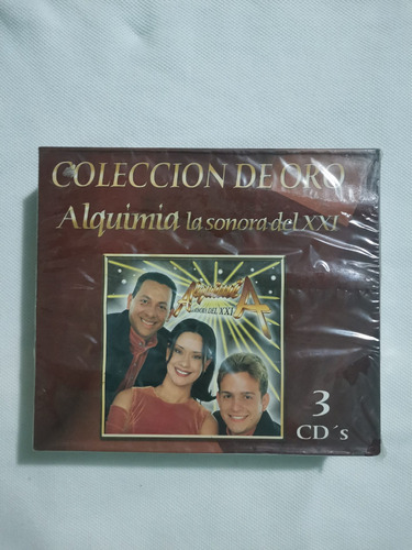 Colección De Oro Alquimia La Sonora Del Xxi 3 Cd's Original