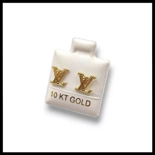 aretes de oro para mujer lv