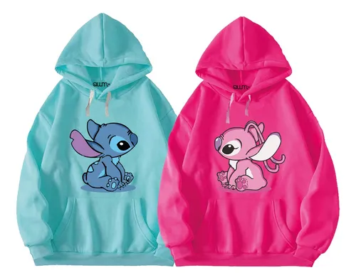 Sudaderas Para Parejas Amor Stich 1 dos Piezas