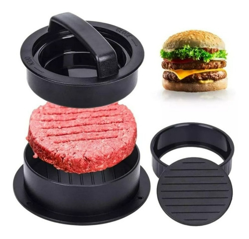 Set De 3 En 1  Moldes Para Hamburguesas Caseras Y Relleno