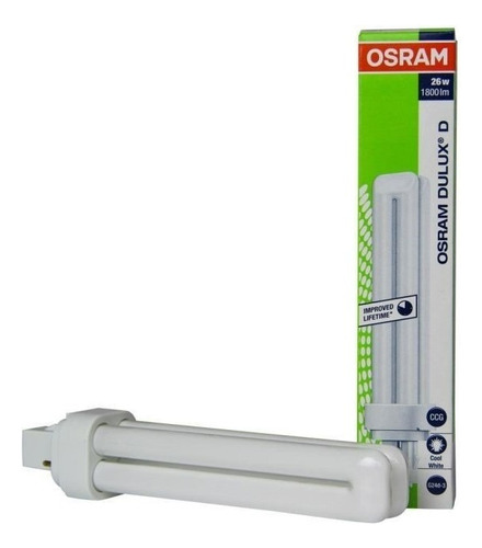 4 Focos Fluorescentes Osram Dulux D 26w/841 4100k G24d-3 Color De La Luz Luz Blanca 4100k