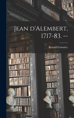 Libro Jean D'alembert, 1717-83. -- - Grimsley, Ronald