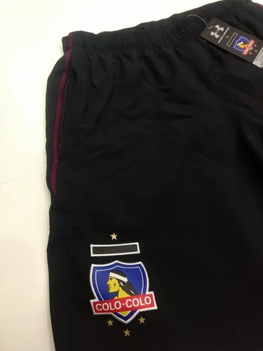 Short Colo Colo 2018 Negro Cuerpo T cnico Con Bolsillo Nuevo