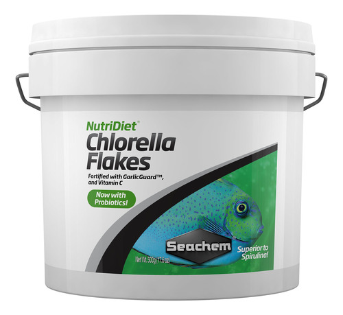 Seachem Nutridiet Chlorella Fish Flakes - Formula Probiotica