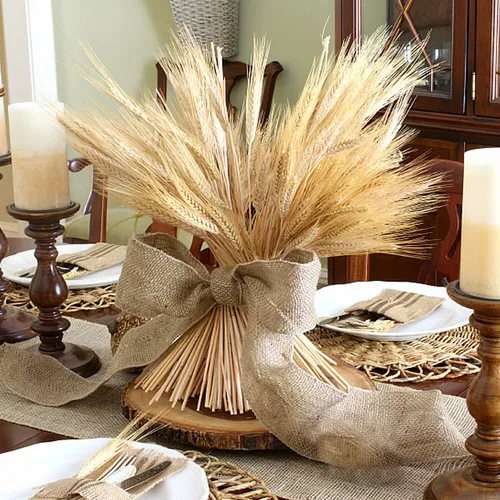 Gtidea Espigas De Trigo Natural Secas, Decoración De.