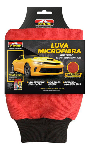 Luva De Microfibra Com Punho -proauto