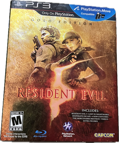 Resident Evil 5 Gold Edition Ps3 Edicion Caratula Brillant (Reacondicionado)