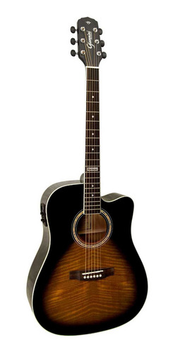 Violão Giannini Gf1d Ceq 3ts Tone Sunburst Serie Performance