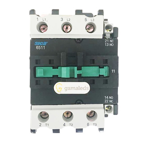 Contactor Tripolar 65a 1na + Nc 220v/24v Sica 6511