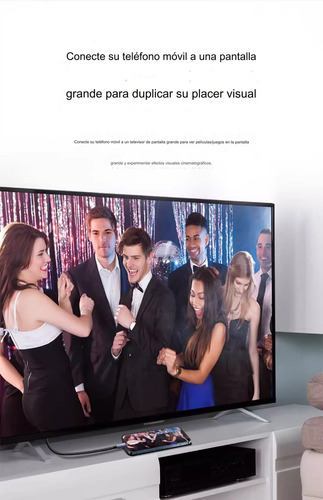 Bestcable De Conexión Hdmi Type-c Para Teléfono A Tv