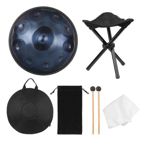 Instrumento De Percusión Notes 10 Tambor Handpan Hand Stainl