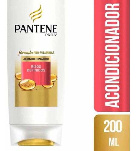 Pantene Pro V Max Rizo Definidos 200ml Shampoo Acondicionado