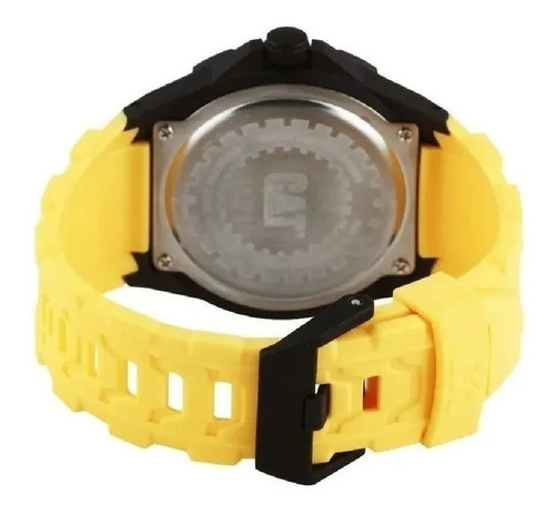 Reloj Caterpillar Lb11127137 Correa Resina Amarilla