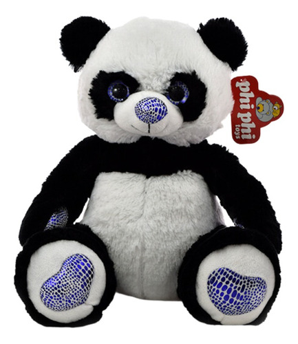 Peluche Oso Panda Sentado Tiern 30cm Phi Phi Toys La Plata