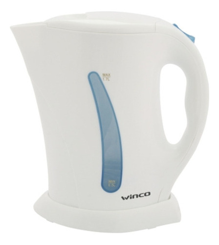 Pava Eléctrica Winco W1718 Blanca 220v 1.7l