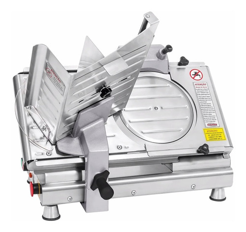 Cortador Fatiador De Frios Lâmina 250mm Inox Bivolt Bermar *