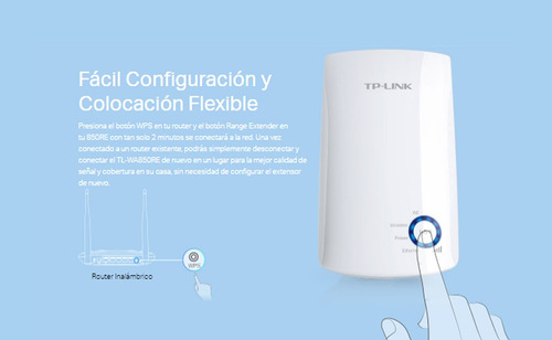 Extensor De Rango Wifi Tp-link Tl-wa850re V7 300mbps 2.4 Ghz