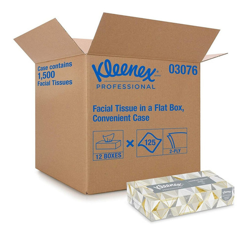 Pañuelo Facial Profesional Kleenex Para Empresas (03076), C Kleenex 03076 3076