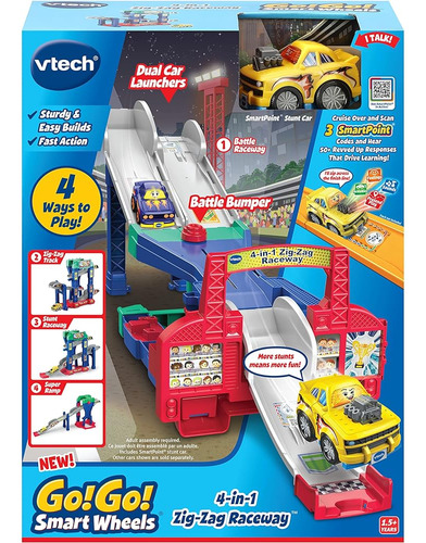 Vtech Go! ¡ir! Smart Wheels 4-en-1 Zig-zag Raceway