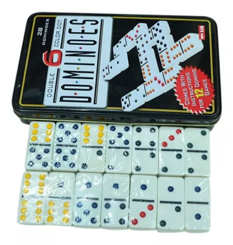 Jogo Domino 28 Pedras Brincar Jogar Lk510f