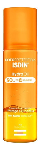 Fotoprotetor Solar E Bronzeador Isdin Hydrooil Fps 30 200ml