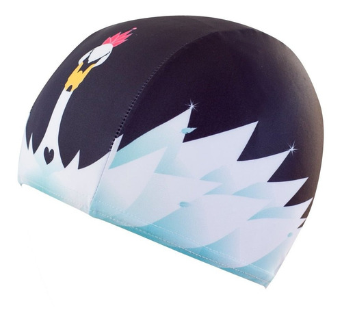 Piscina Gorro Natacion Tela Diseño Lago Cisne Gorra