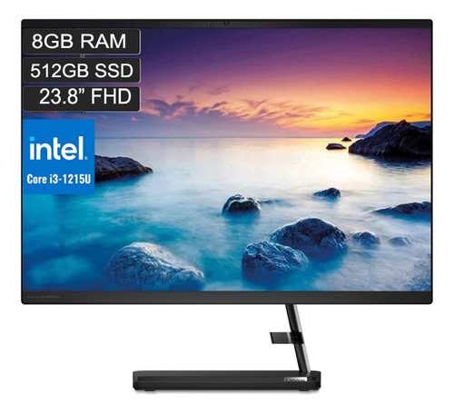 Todo En Uno Lenovo Ideacentre3 24iap7 Corei3 1215u 8gb 512gb