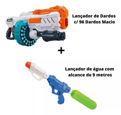 Lançador Arminha Lança Água Pistola Infantil C/ Refil 500ML