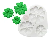 Comprar Molde Silicona Trebol San Patricio Fondant Porcelana Resina Color Rosa