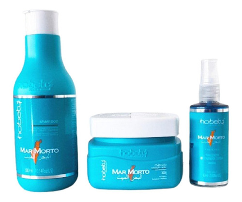 Imagem 1 de 10 de Kit Tratamento Mar Morto Sh, Mas, Serum Hobety