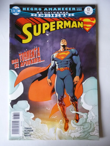 Superman Rebirth 13,14,15 Negro Amanecer Dc Comics Smash (Usado)
