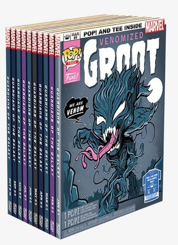 Funko Pop! Venomized Groot 511 Ht Glow In The Dark Playera