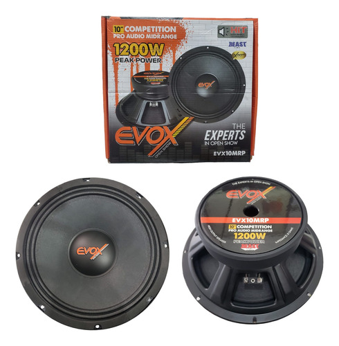 Medio Rango 1200w Rms 8 Ohms Open Show Evox Beast Evx10mrp