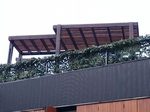 Pergolas Y Techos De Madera Y Hierro ,techo De Policarbonato