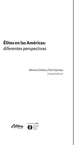 Elites En Las Americas Diferentes Perspectivas