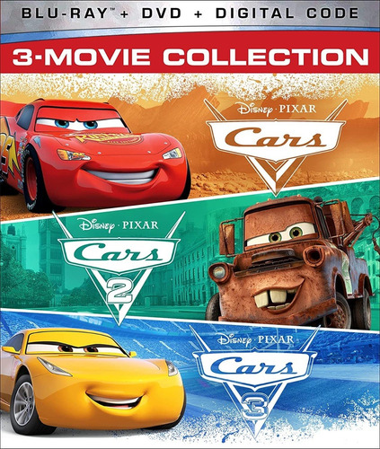 Blu-ray + Dvd Cars Collection / Incluye 3 Films