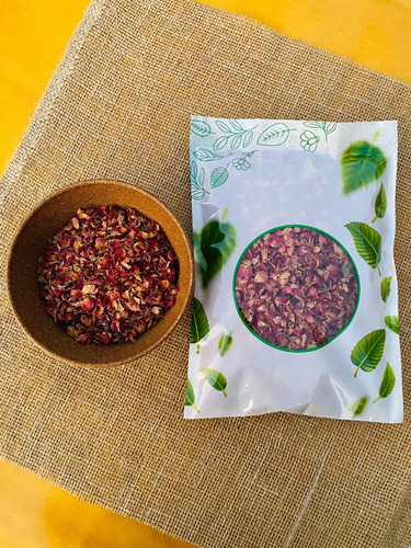 1x Chá De Rosa Rubra - Rosa Gallica L. - 100g
