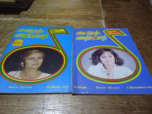 2 Revistas Notitas Musicales De Rocío Dúrcal 