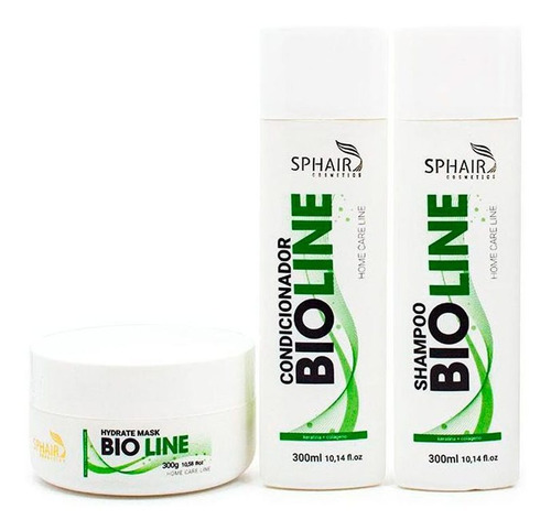 Kit Home Care Bioline - (shampoo, Condicionador E Máscara)