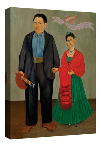 Cuadro Decorativo Canvas Frida Y Diego Rivera Frida Kahlo