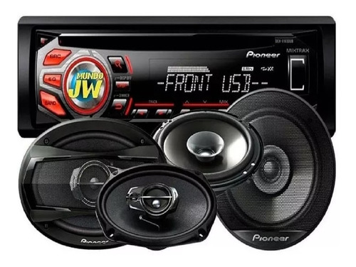 Combo Stereo Pioneer 1050 /1950 Usb + 6966 420w + 1634 200w