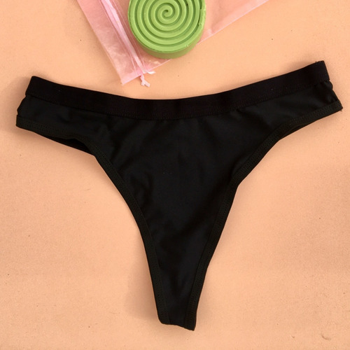 Imagen 3 de 4 de Less De Microfibra, Tanga, Tiro Alto Le Coquette Intimate