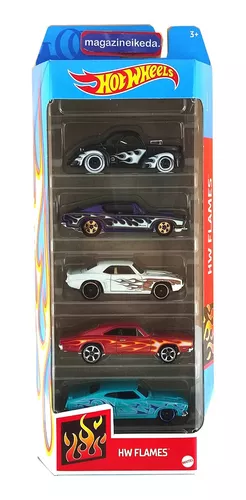 Kit 5 Carrinhos Hot Wheels Sortidos Original Coleção Brinde